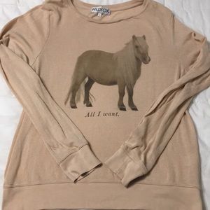 Pony Print Wildfox Sweater